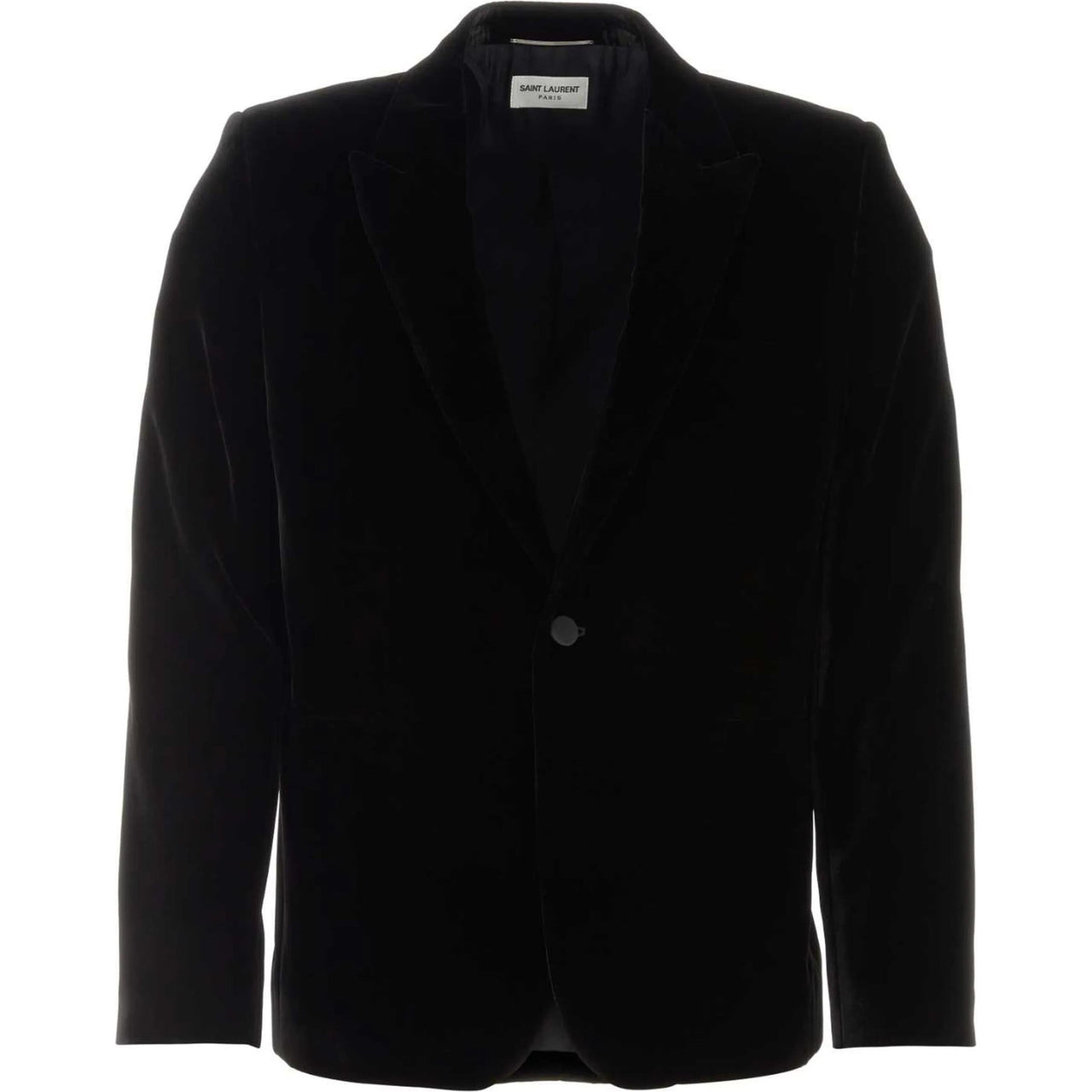 SAINT LAURENT Velvet Long Sleeved Blazer