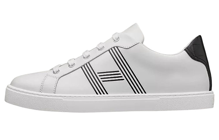 HERMES Avantage Stylish Skateboarding Shoes Men's White