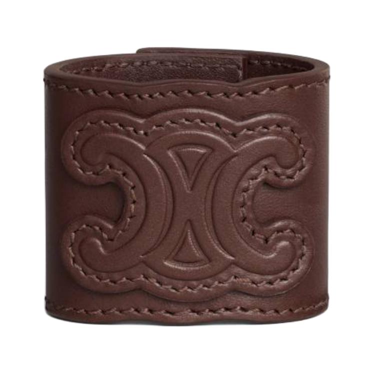 CELINE Triomphe Logo Patch Hair Cuff