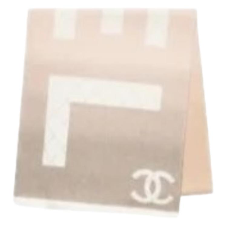 CHANEL - Knit Scarves Unisex Pink