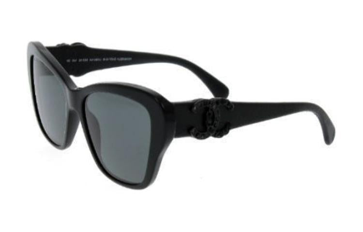 CHANEL - Cat Eye Sunglasses Women's Black