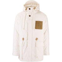 LOEWE SS21 Parka Coat Men's White