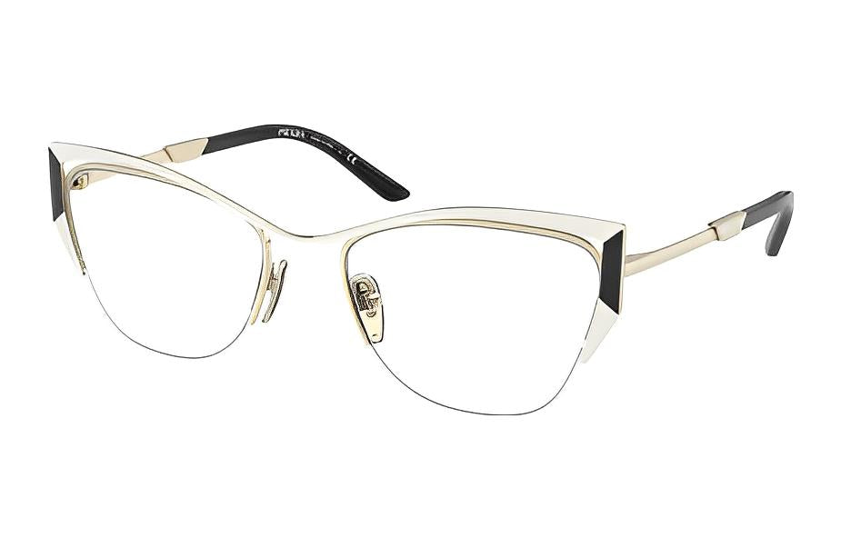 PRADA Eyeglass Frames Women's Gold