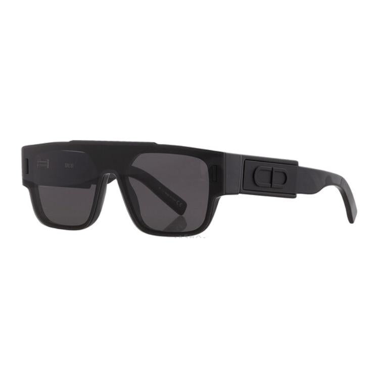DIOR Plastic Irregular Shape Sunglasses Men's Black