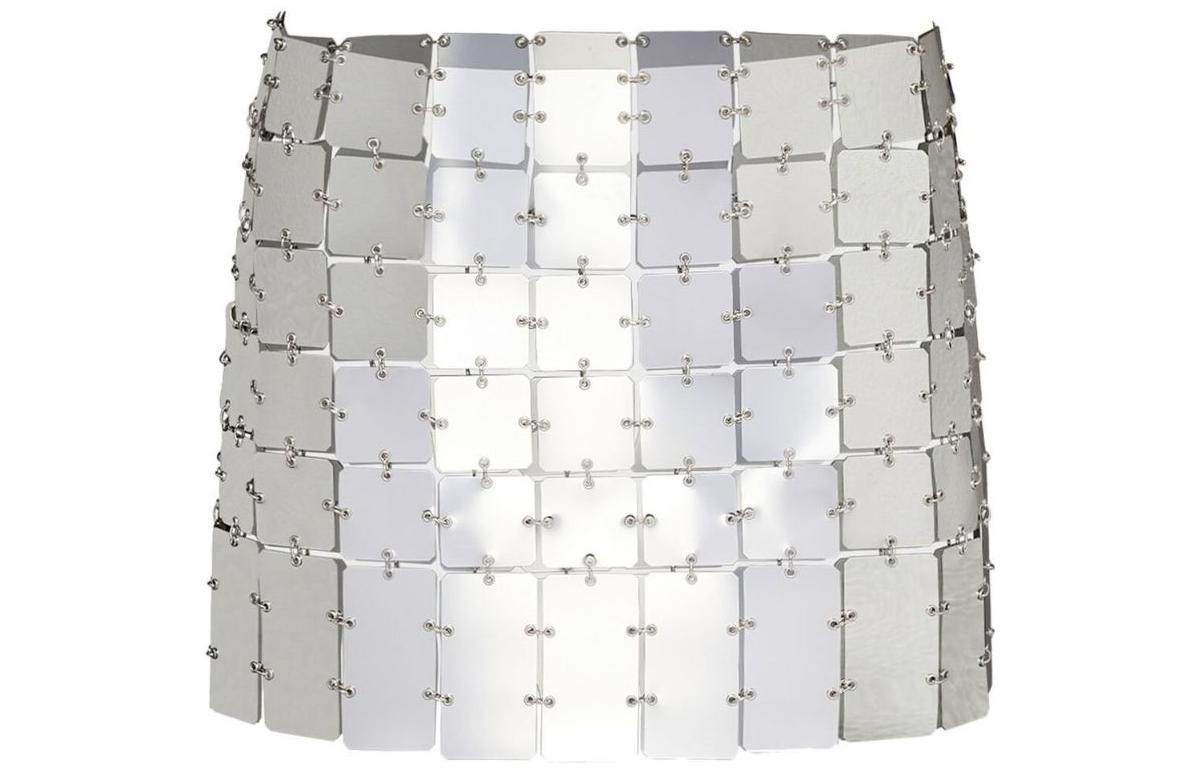 PRADA Casual Short Skirts Women's Silver