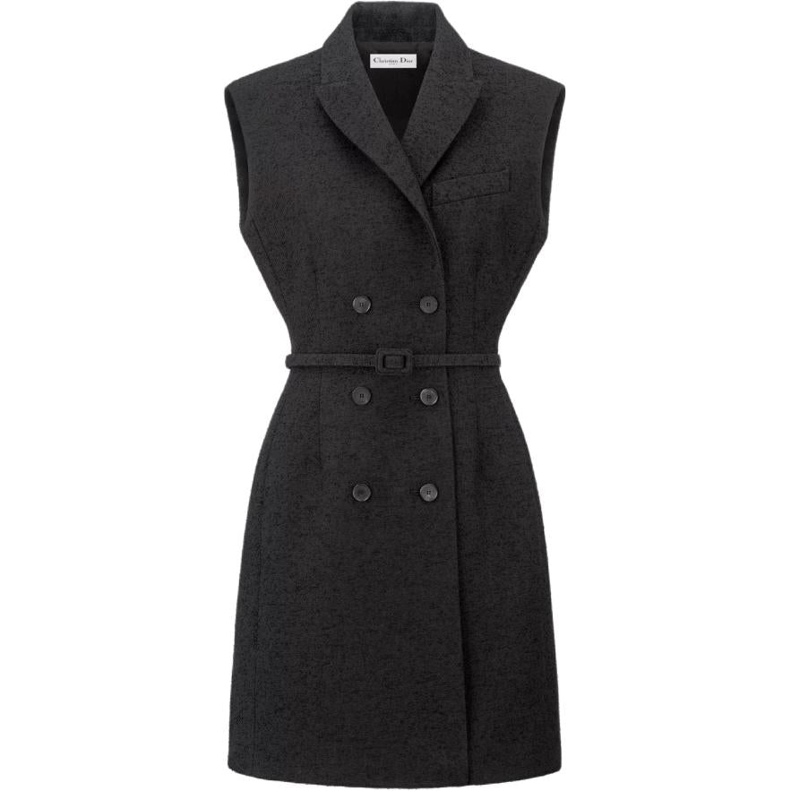 DIOR Sleeveless Dress Women's Black