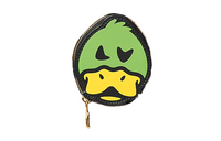 LOUIS VUITTON NIGO DUCK COIN CARD HOLDER Leather Coin Card Holder Unisex Yellow Green
