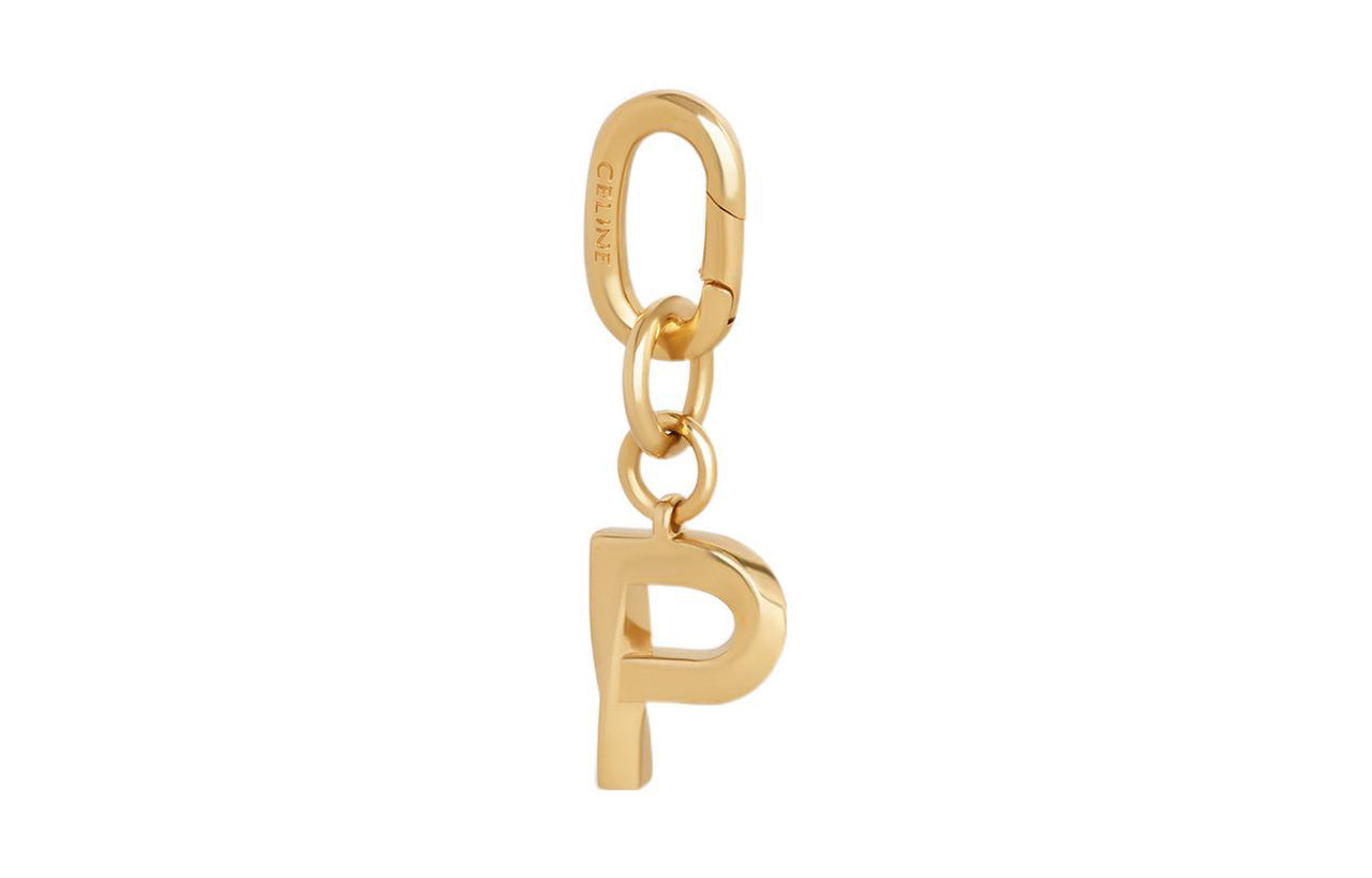 CELINE Brass Pendant Bag Accessory Women's Gold