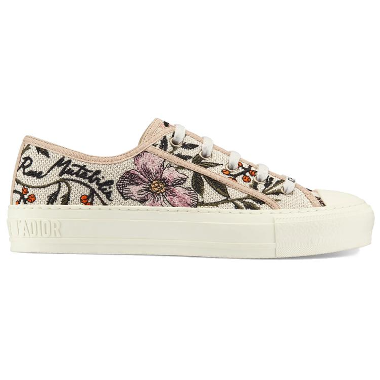 DIOR Walk'N'DIOR Rosa Mutabilis Embroidered Women's