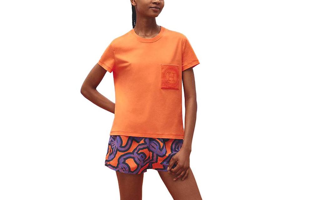 HERMES T-Shirts Women's Orange