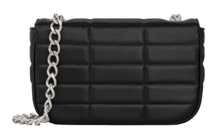 CELINE Goatskin Crossbody Bag Shoulder Bag Women's Black