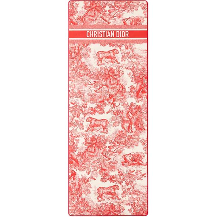 DIOR DIORIVIERA Yoga Mats Rubber Unisex 183 X 68 X 0.7CM Red