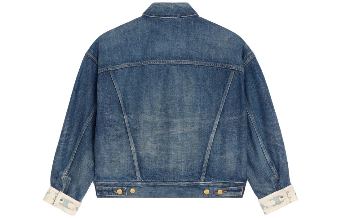 CELINE Denim Jacket Women's Blue