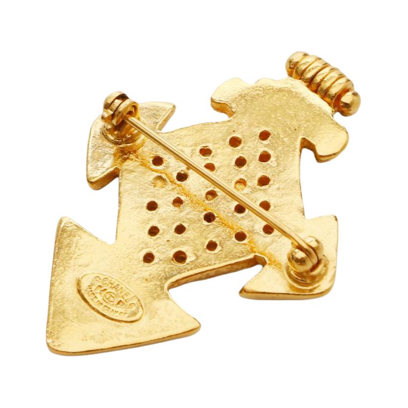 CHANEL 1994 Logo Brooch