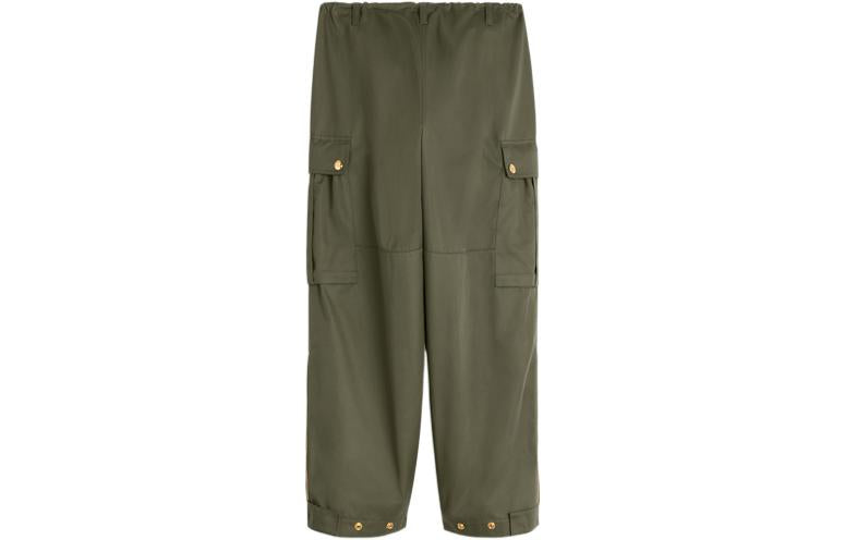 CELINE Casual Pants Women's Olive