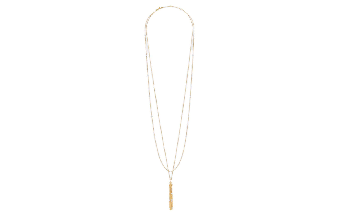 CELINE Brass, Resin Pearl Necklaces Women's Gold