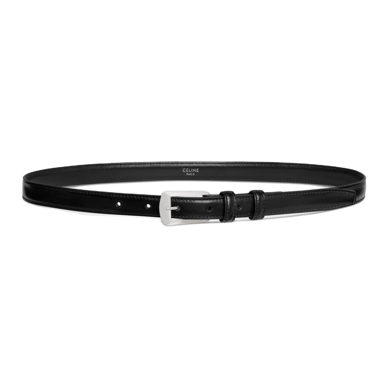 CELINE BC 02 18MM Belt In Taurillon Leather