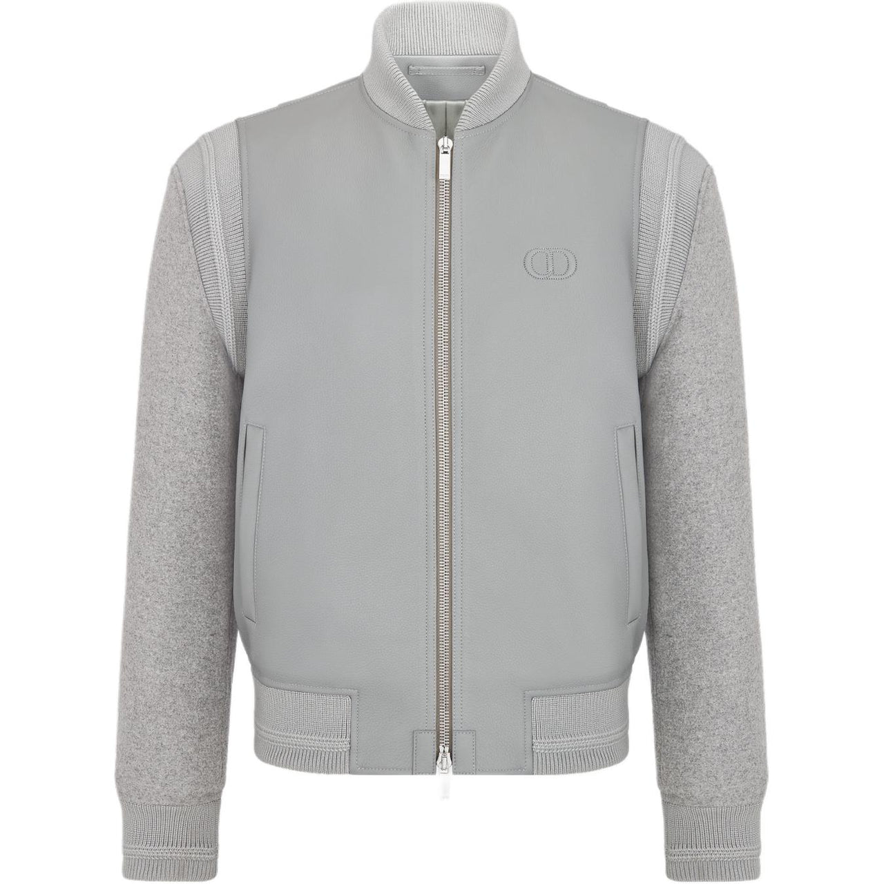 DIOR SS25 Baseball Jacket Men's Gray