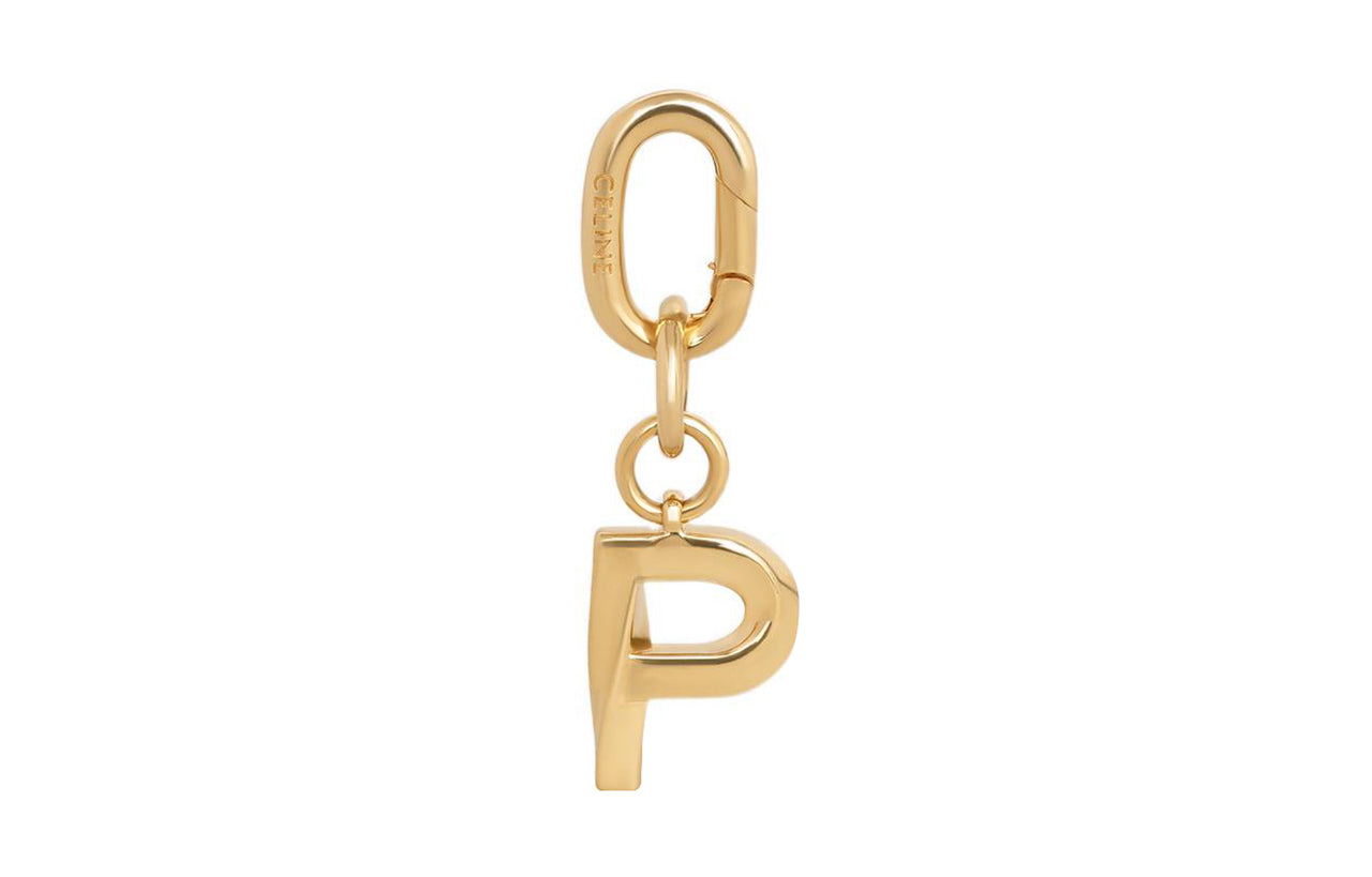 CELINE Brass Pendant Bag Accessory Women's Gold