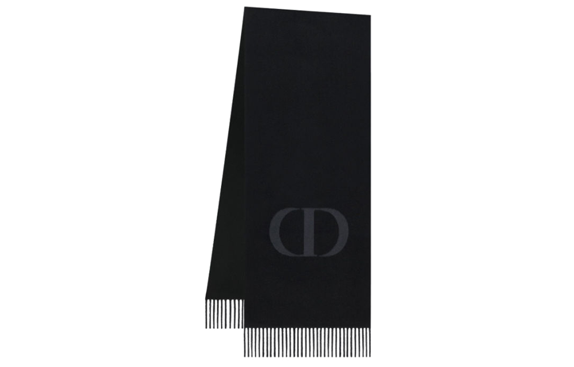 DIOR Knit Scarves Women's Black