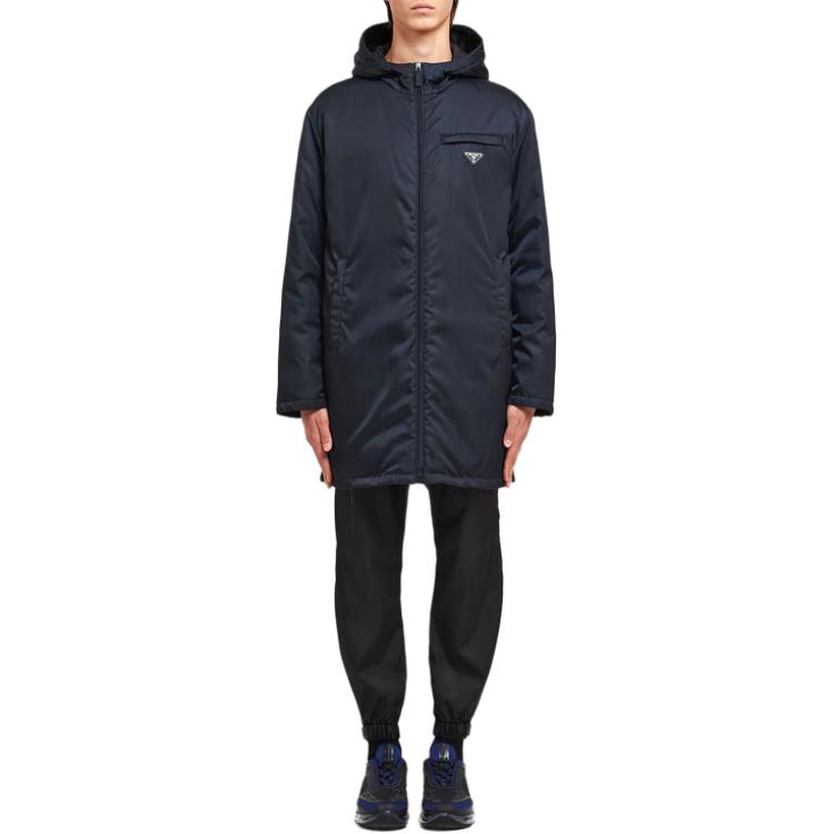 PRADA Down Jacket Men's Marine Blue
