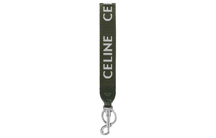 CELINE Fabric Shoulder Strap Bag Straps Men's Khaki