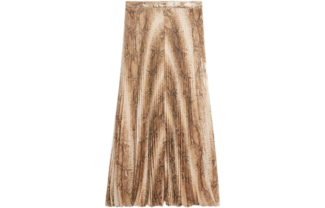 CELINE Casual Long Skirts Women's Gold