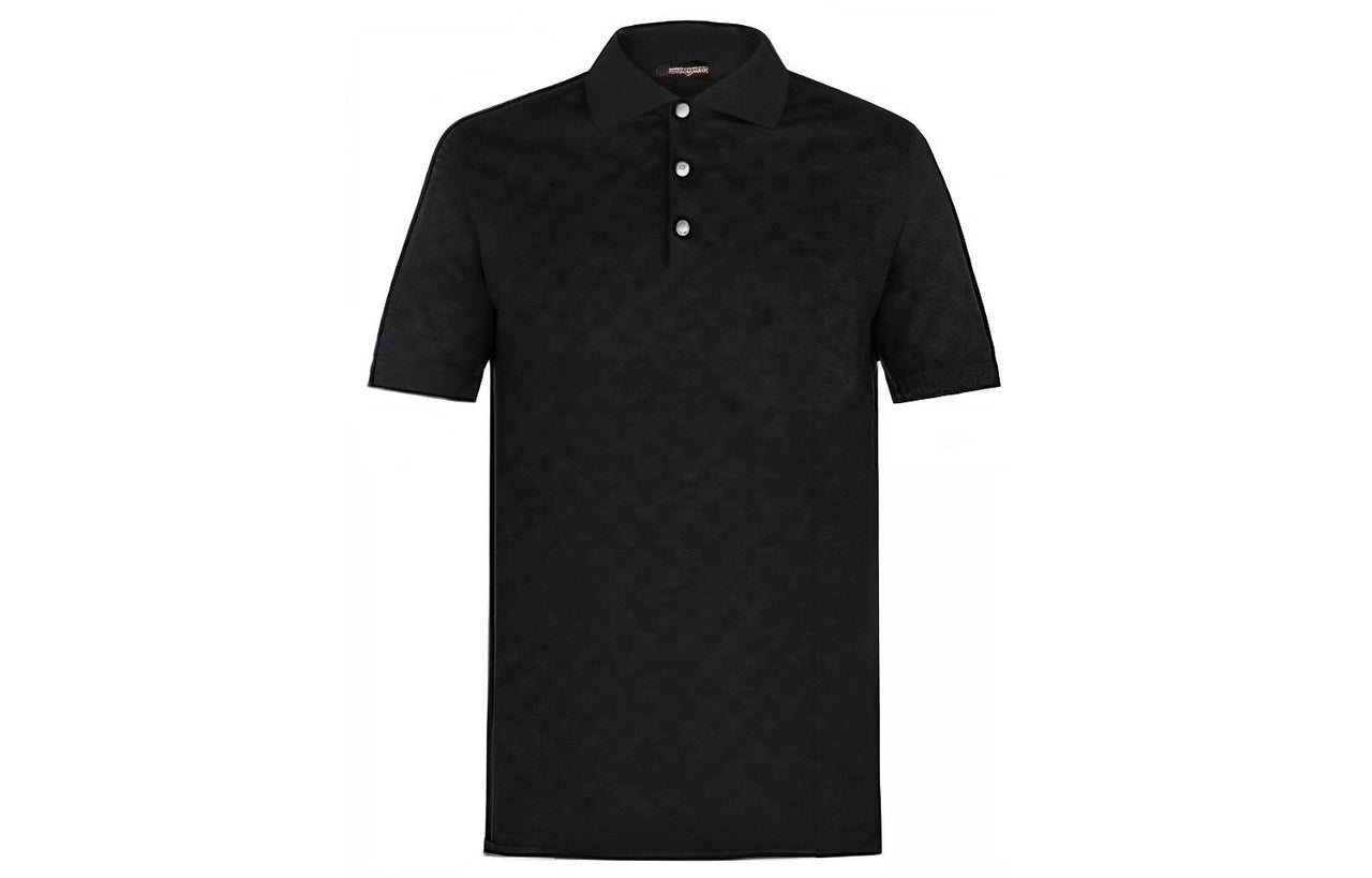 LOUIS VUITTON SS23 Polo Shirt Men's Black