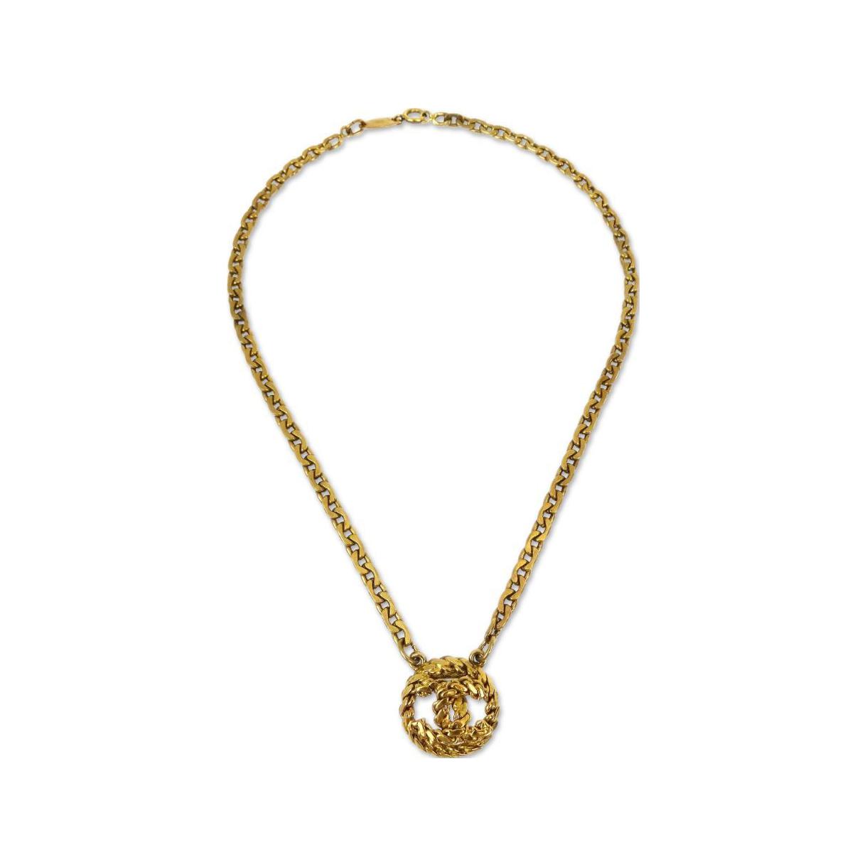 CHANEL 1984 Medallion Pendant Necklace