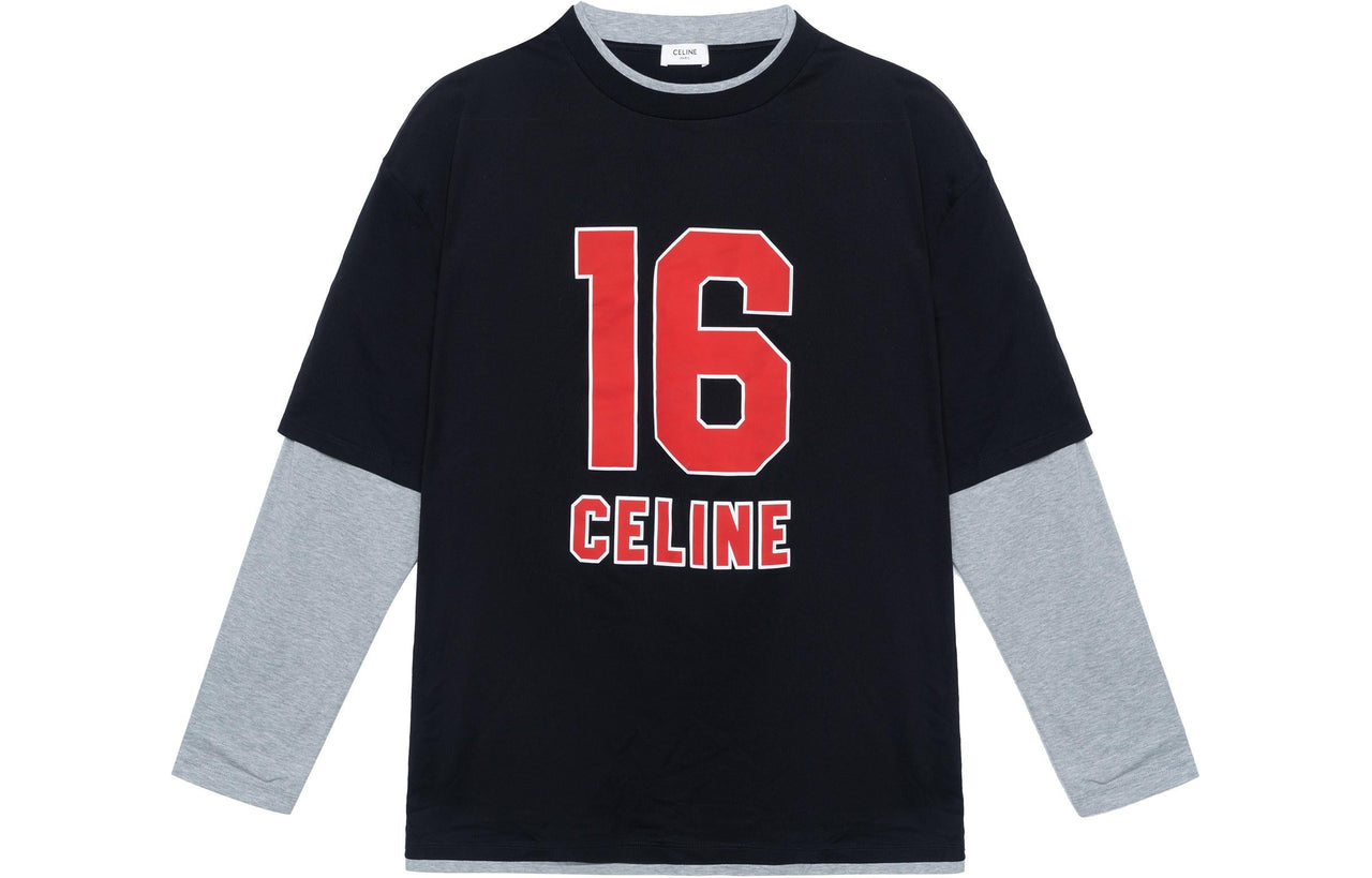 CELINE DYSFUNCTIONAL BAUHAUS Men's Collections FW22 T Shirt Men's Black