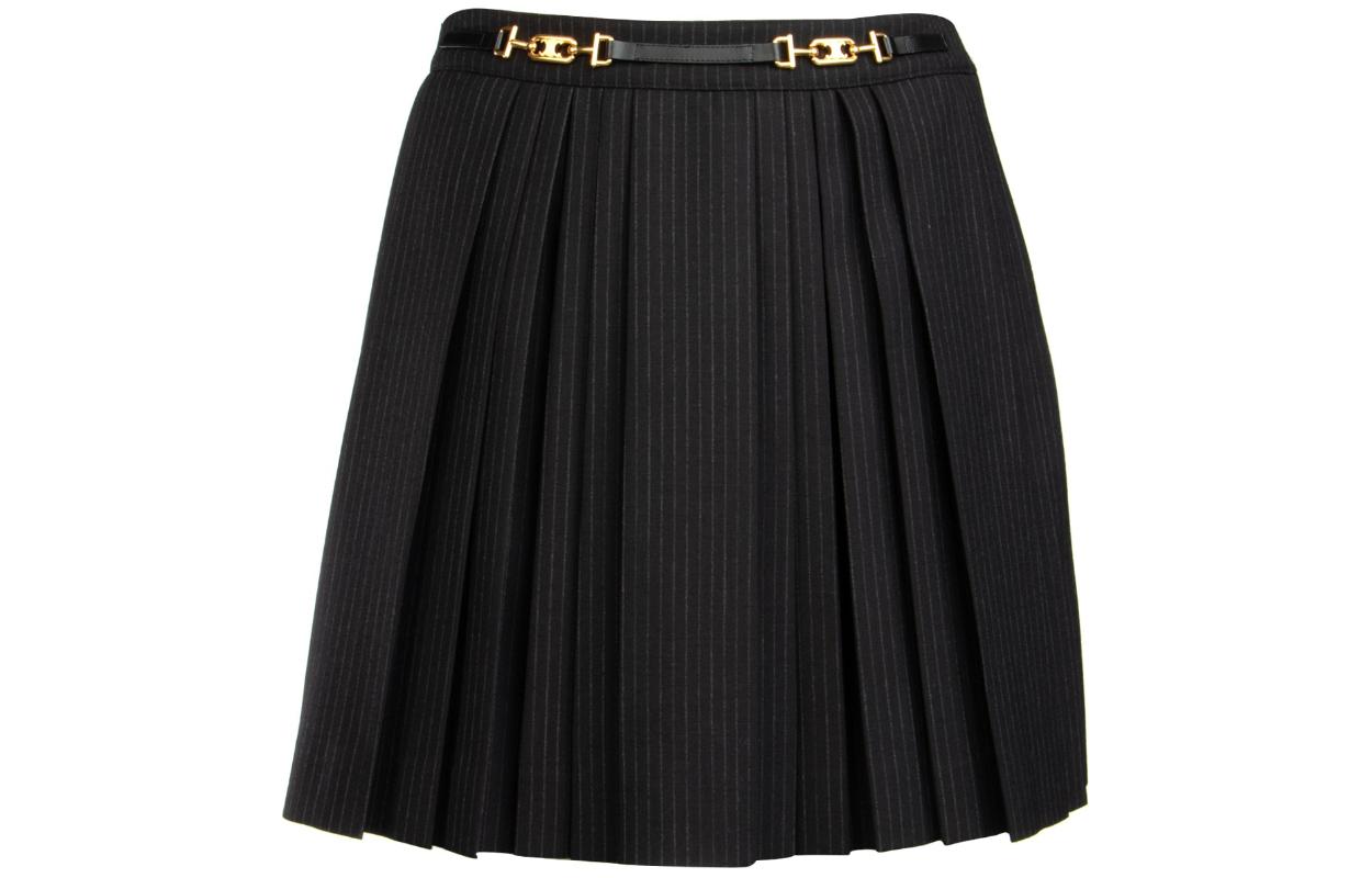 CELINE Casual Short Skirts Women's Black