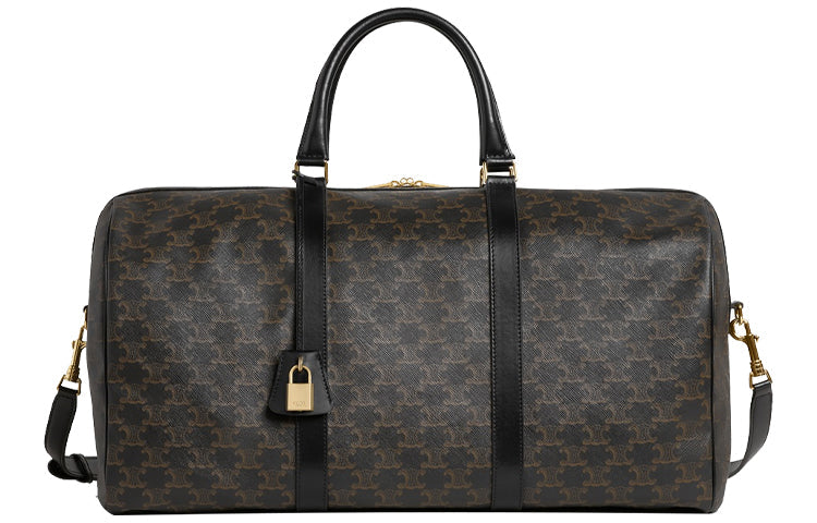 CELINE Cow Leather Travel Bag Men's