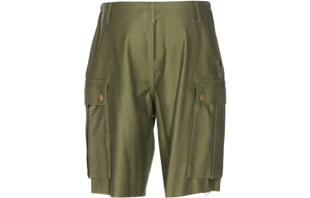 CELINE Casual Shorts Women's Army Green