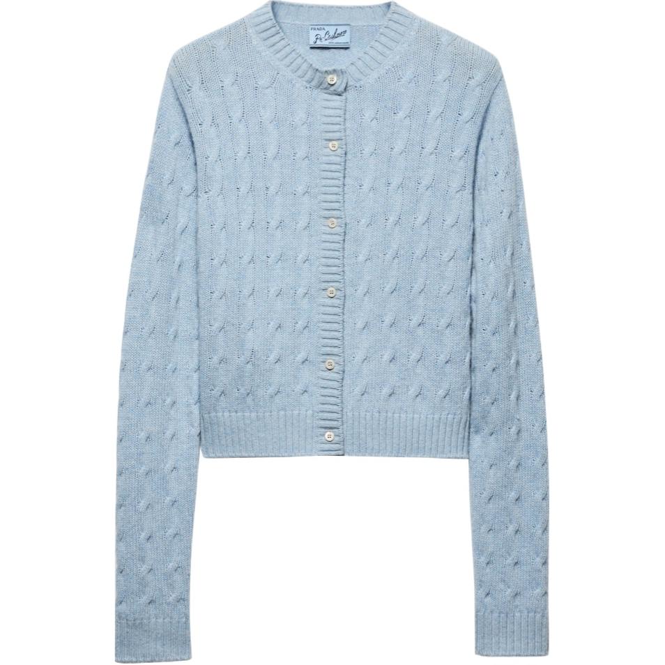 PRADA Button-Up Knitted Cardigan