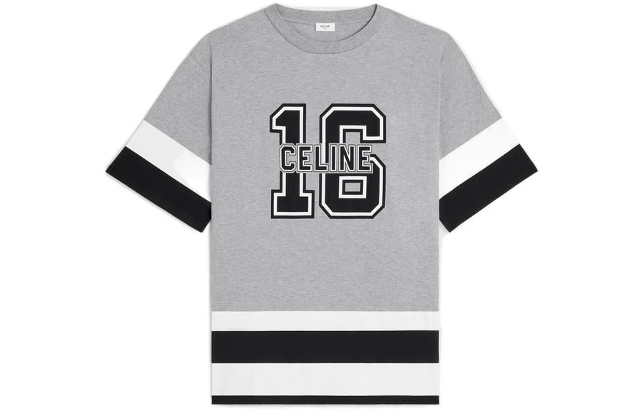 CELINE DYSFUNCTIONAL BAUHAUS Men's Collections T-Shirts Men Gray
