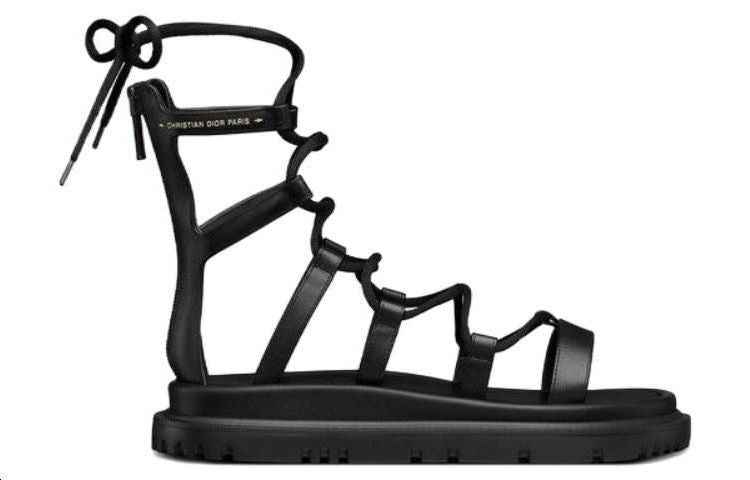 DIOR Abbesse Roman Sandals Women's Black