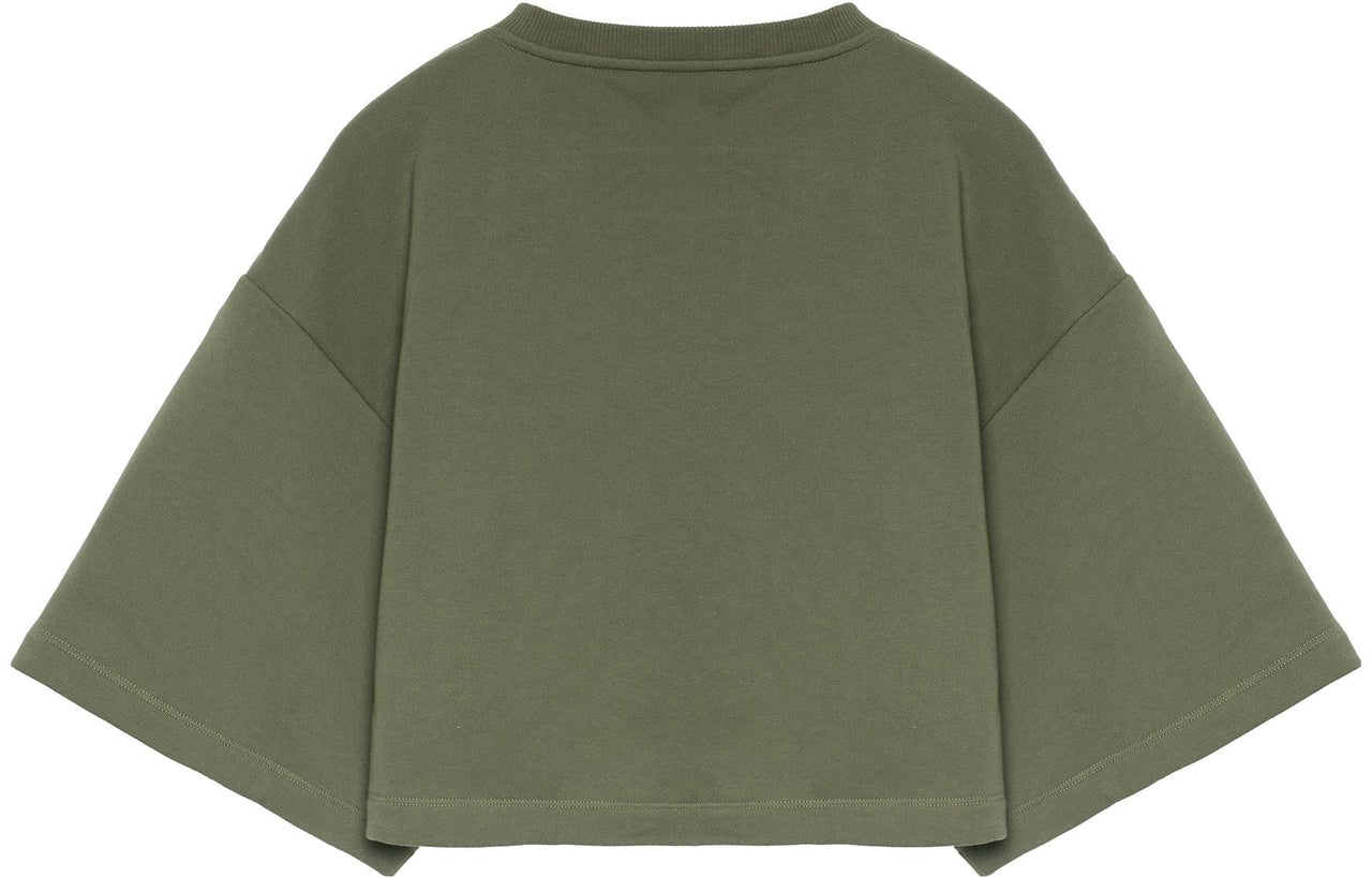 CELINE Crop Tops Women's Green