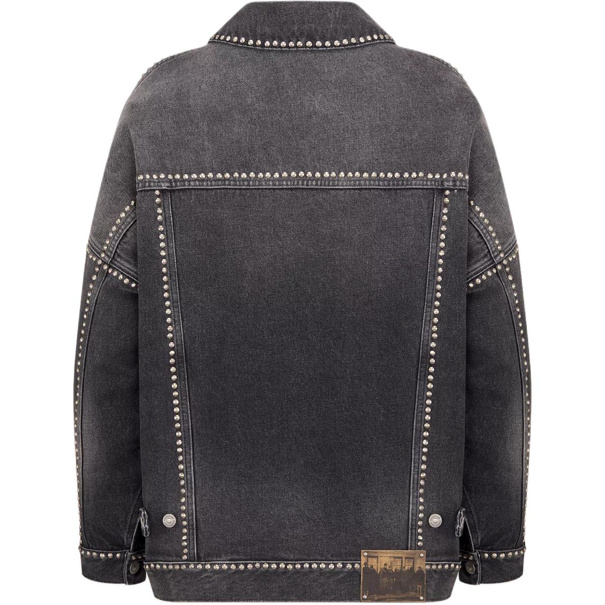 DIOR SS25 Denim Jacket Women's Black