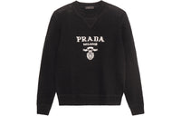 PRADA Intarsia Logo Knitted Jumper