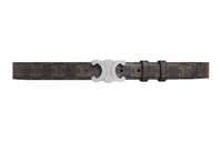 CELINE Medium Triomphe Belt In Triomphe Canvas