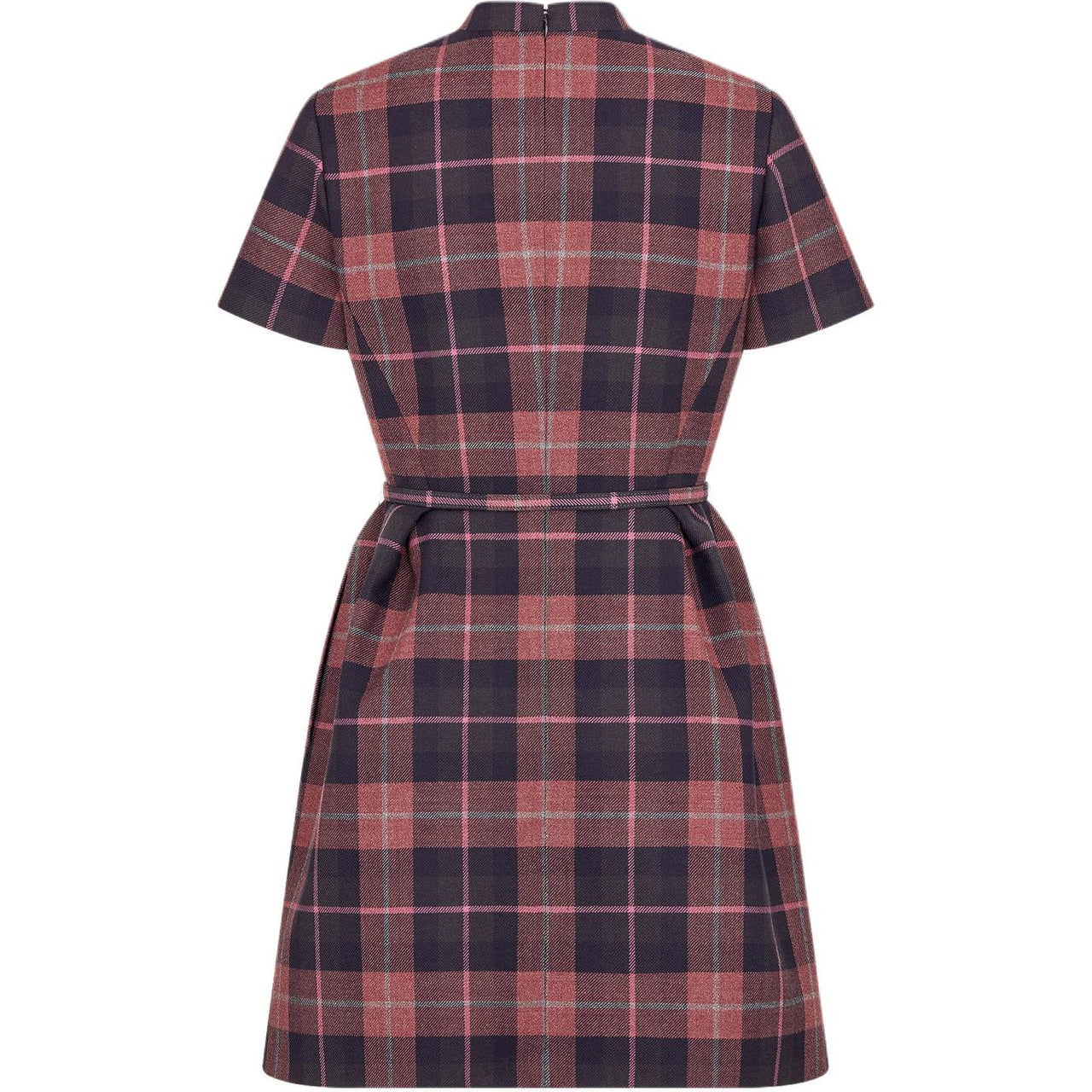 DIOR FW24 Short-Sleeved Dresses Women's Gray Pink Mix