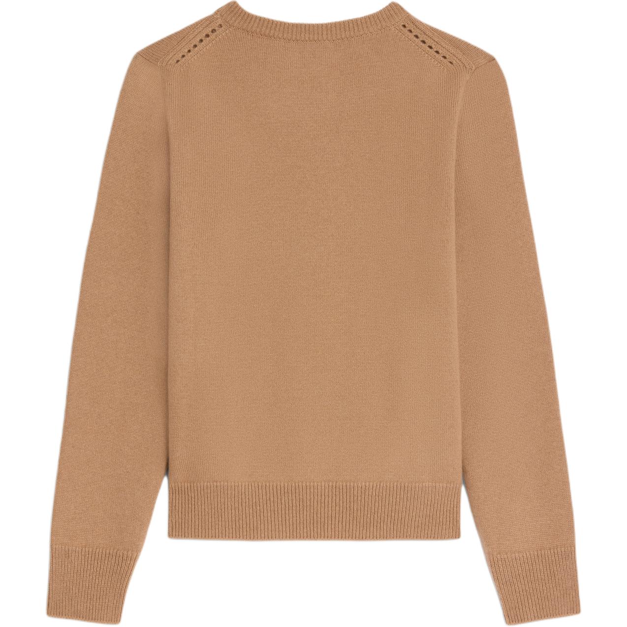 CELINE Crew Neck Sweater In Heritage Cashmere