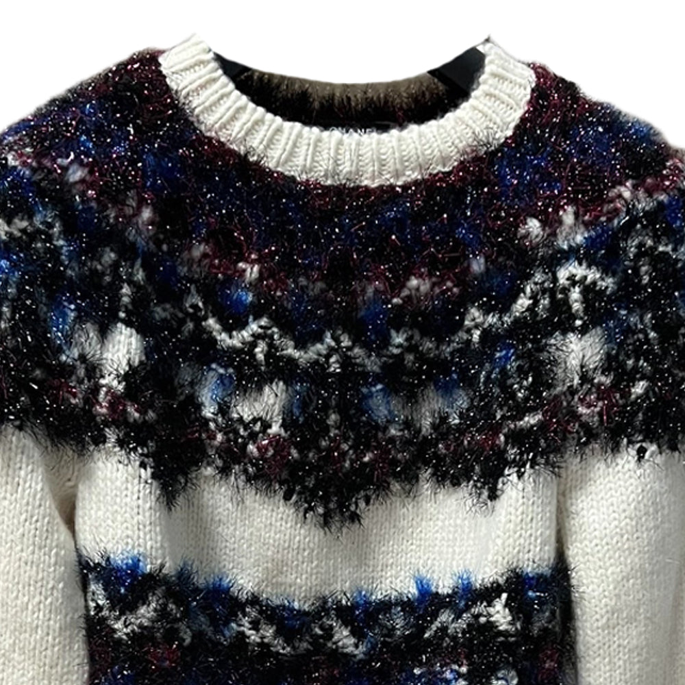 CHANEL Sweater Women's Black White