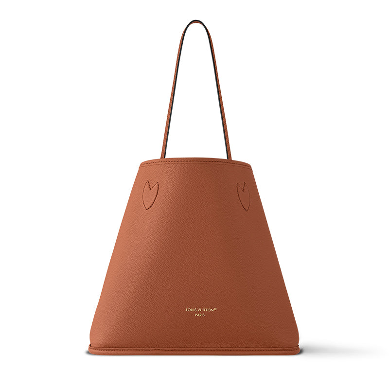 LOUIS VUITTON Monogram Coated Canvas Double-Sided Neverfull Handbag Medium Size Women's Brown