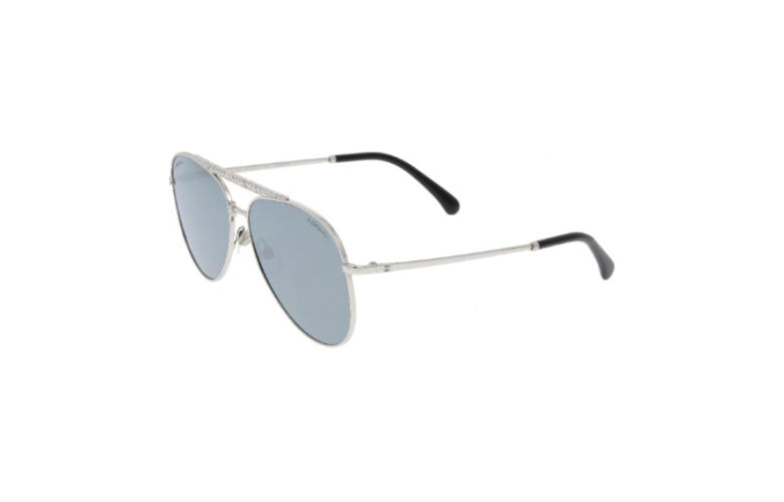 CHANEL - Aviator Sunglasses Unisex Silver