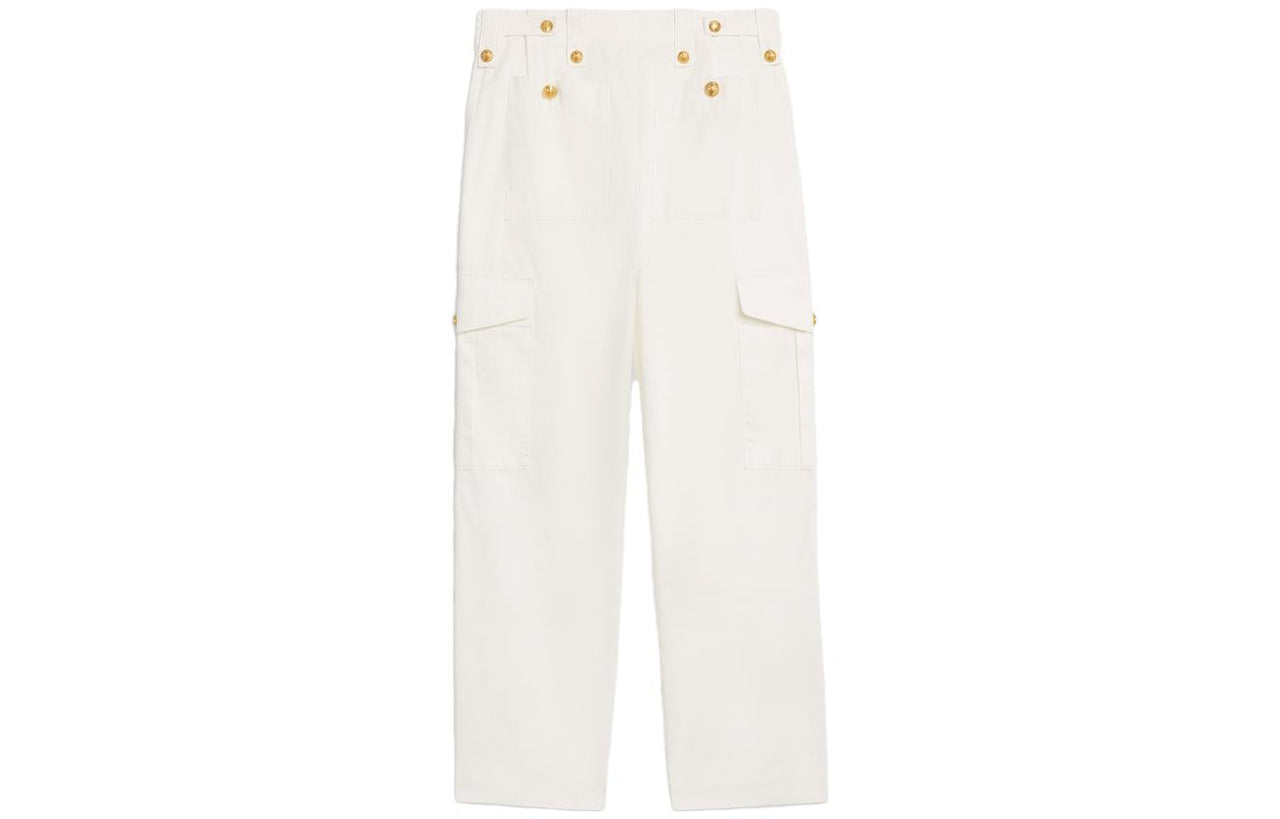 CELINE Cargo Pants Women's Ecru
