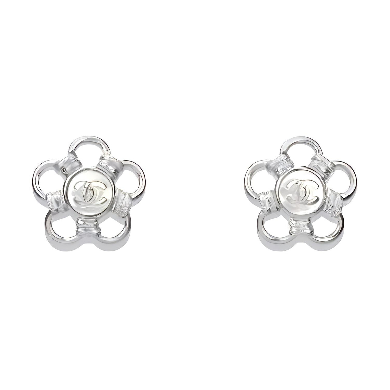 CHANEL - Stud Earrings Women's Silver
