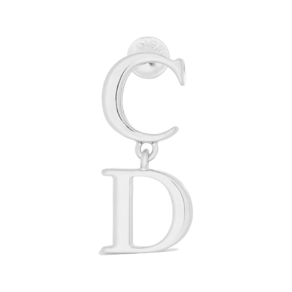 DIOR Brass Earrings Men's Silver