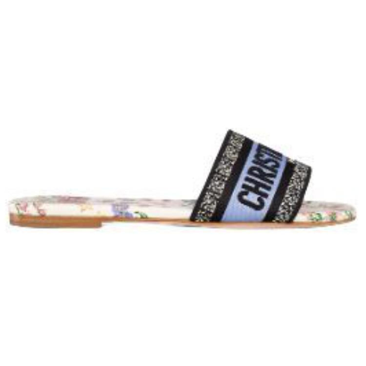 DIOR Dway Slide Slippers Women's Blue