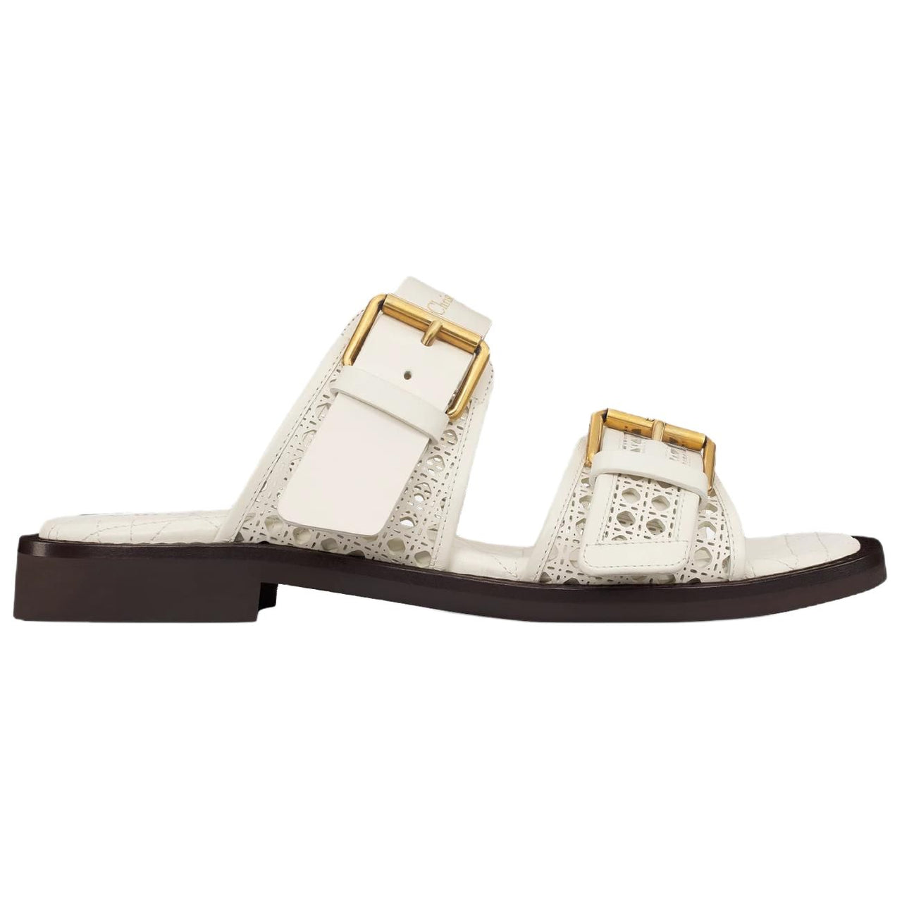 DIOR Slide Slippers Women's Ivory White